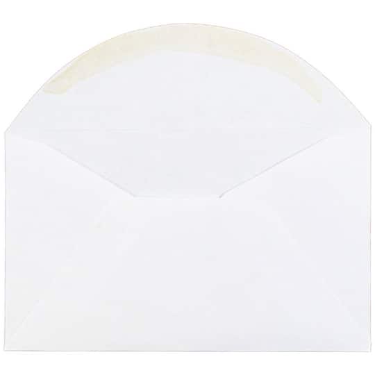 JAM Paper White 3Drug Mini Envelopes, 100ct.
